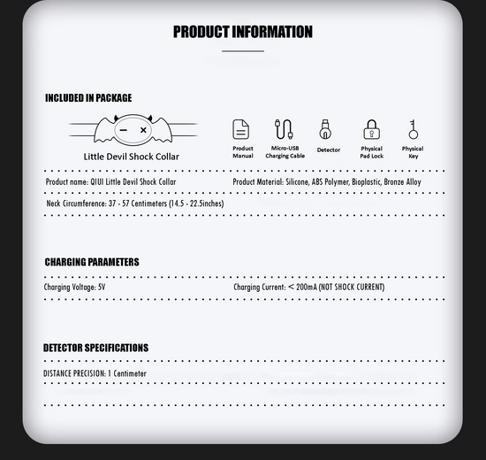 Nemobub shock collar manual deals