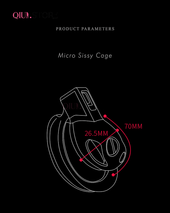 Micro Chastity Little Clitty Cage (Metal)